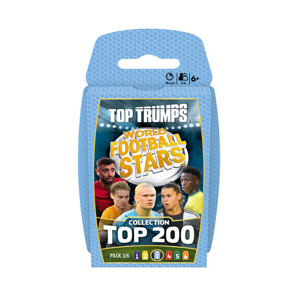 Cartes à collectionner Top Trumps World Football Stars Top 200 - Pack 3
