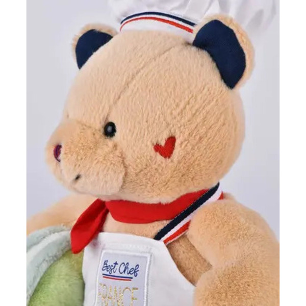 Peluche Ours Chef Macaron 