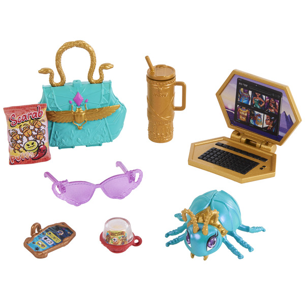 Monster High - Poupée Nefera De Nile Avec Lavish Et Accessoires