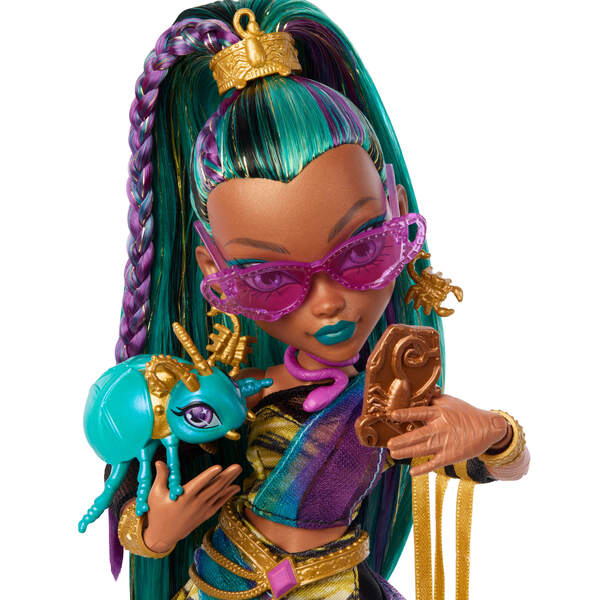 Monster High - Poupée Nefera De Nile Avec Lavish Et Accessoires