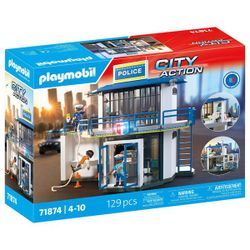 71874 - PLAYMOBIL - Poste de police avec salle de recherches
