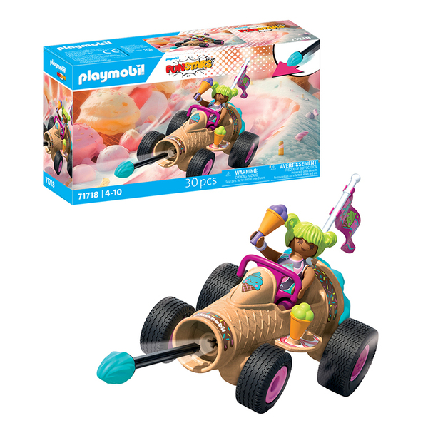  71718 - Playmobil Funstars - Kart cornet de glace