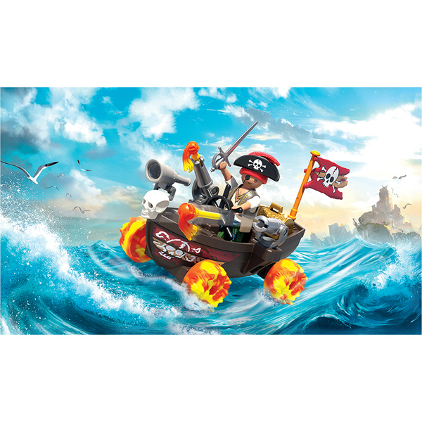  71720 - Playmobil Funstars - Kart bateau de pirate