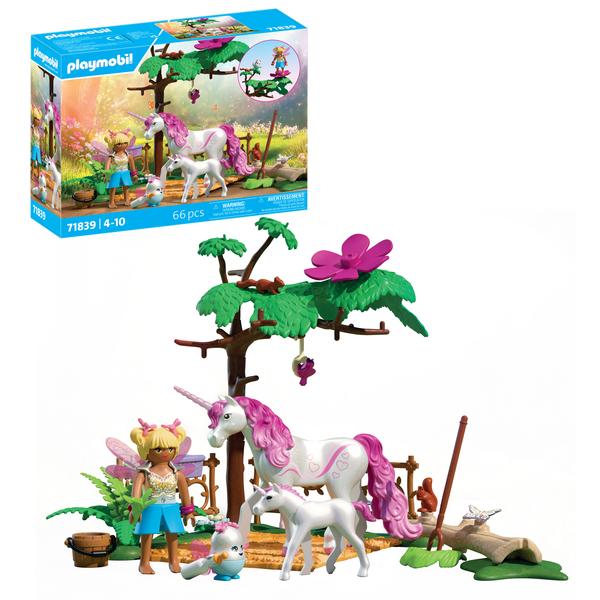 71839 - PLAYMOBIL - Ecurie licorne magique : maman & poulain