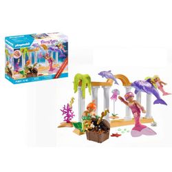 71861 - Playmobil Princess  Magic - Trésor des sirènes avec des dauphins 