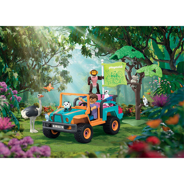 71854 - PLAYMOBIL - Promenade en Tout-Terrain coloré
