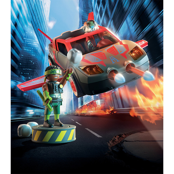 71832 - PLAYMOBIL - Véhicule multifonction de super-héros
