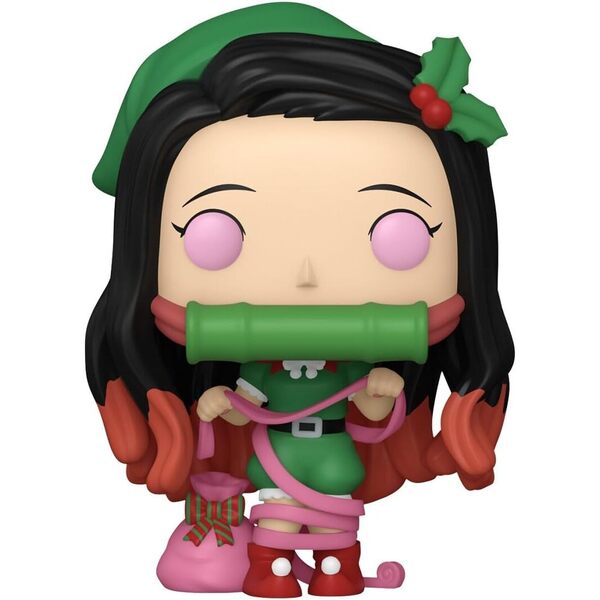 Figurine Nezuko Kamado Noël - Demon Slayer - Funko Pop! n°2033