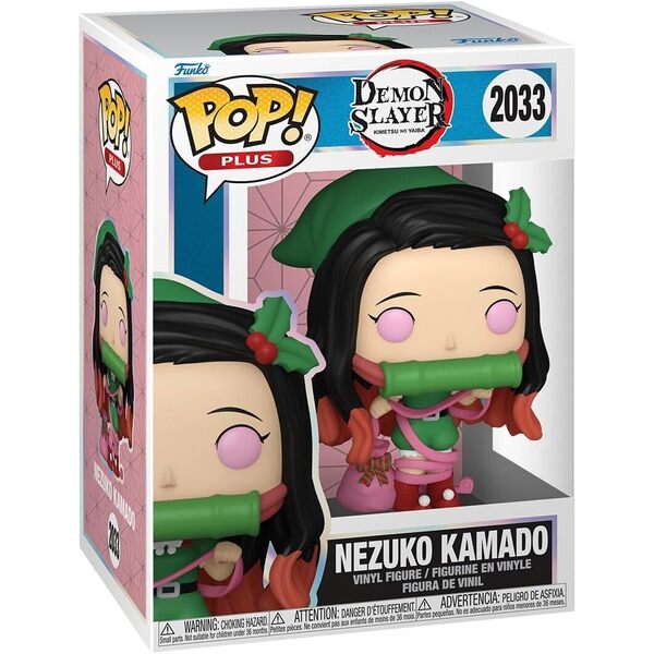 Figurine Nezuko Kamado Noël - Demon Slayer - Funko Pop! n°2033
