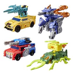 Transformers Cyberworld - Figurine Cyber Changers Bumblebee en armure
