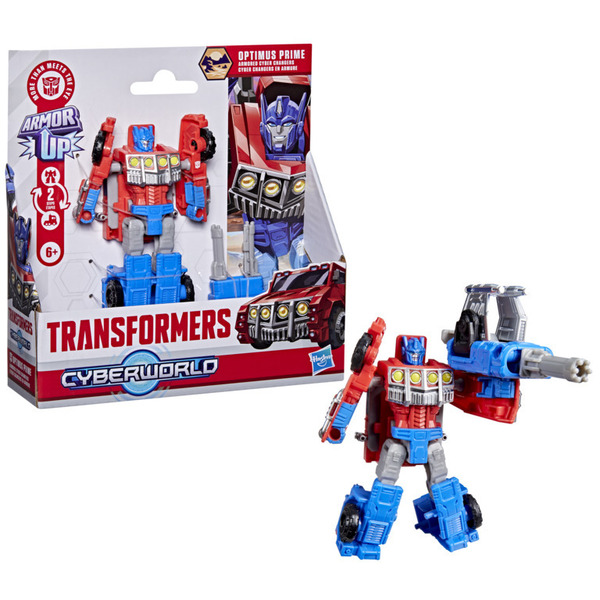 Transformers Cyberworld - Figurine Cyber Changers Bumblebee en armure