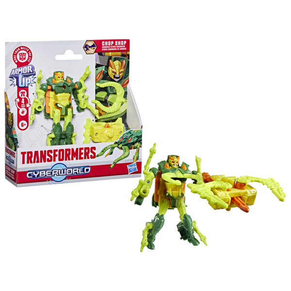 Transformers Cyberworld - Figurine Cyber Changers Bumblebee en armure