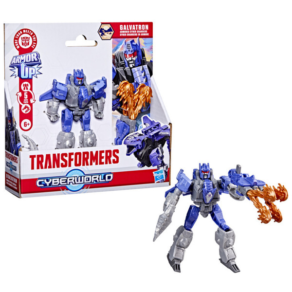 Transformers Cyberworld - Figurine Cyber Changers Bumblebee en armure