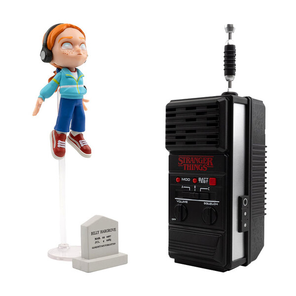 Capsule talkie walkie avec figurine - Stranger Things série 3 13cm