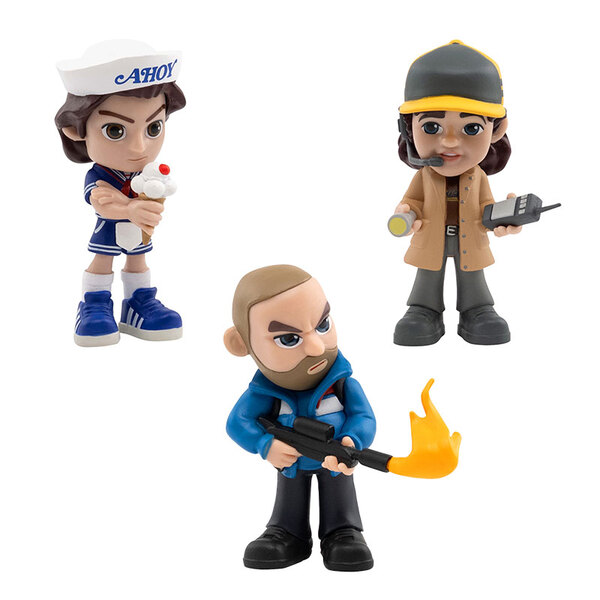 Capsule talkie walkie avec figurine - Stranger Things série 3 13cm