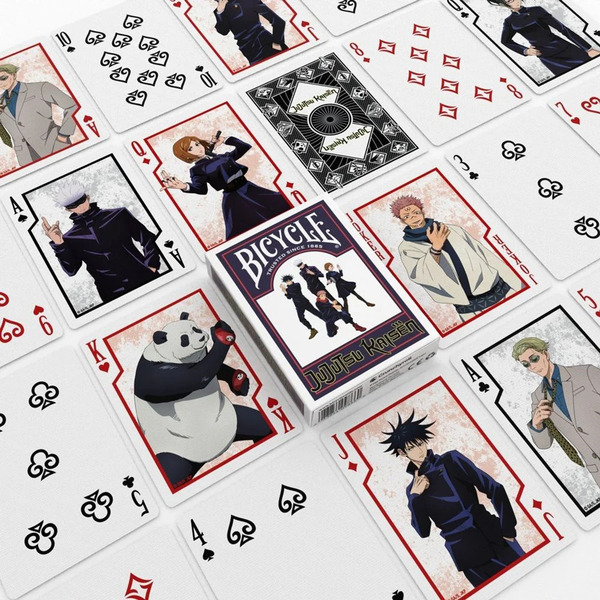 Jeu de 54 cartes Bicycle Jujutsu Kaisen