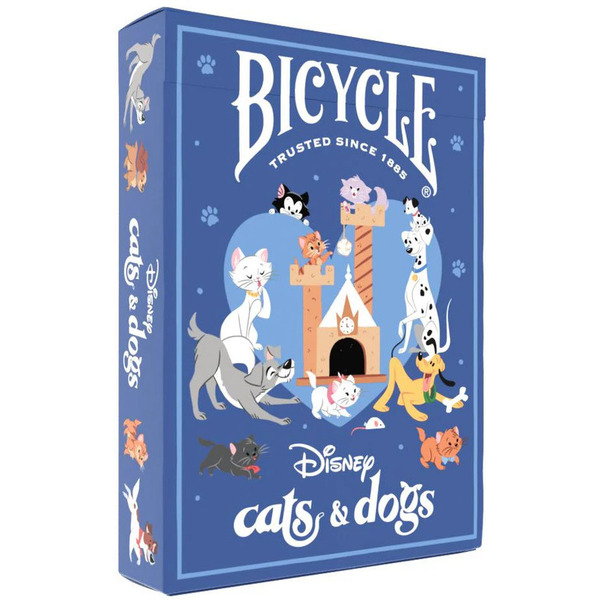 Jeu de cartes Bicycle Disney Cats & Dogs