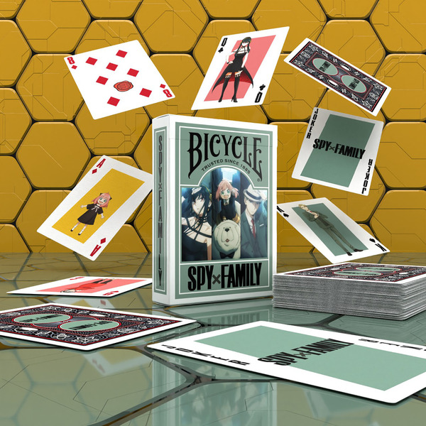 Jeu de 54 cartes Bicycle Spy x Family