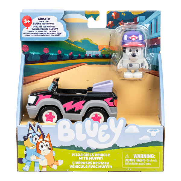 Véhicule et figurine Bluey (modèle aléatoire)