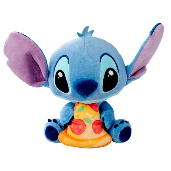 Peluche Stitch avec pizza - 25cm