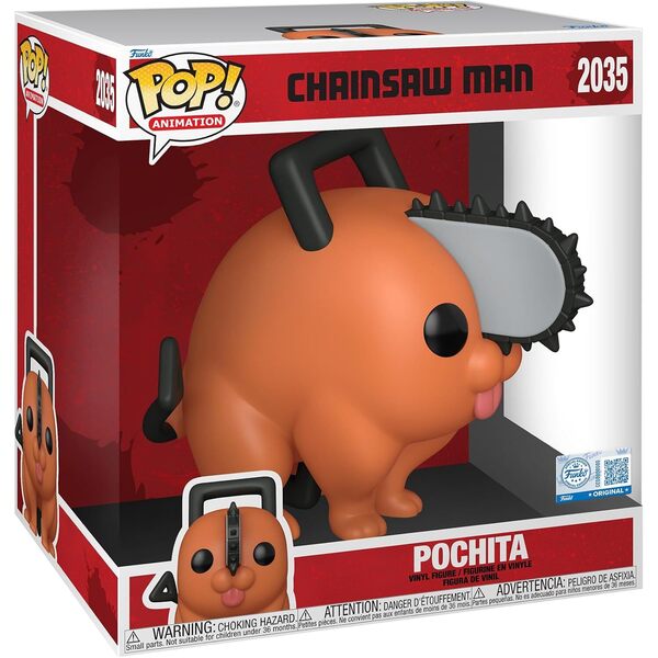 Figurine Pochita 25cm - Chainsaw Man - Funko Pop! jumbo n°2035