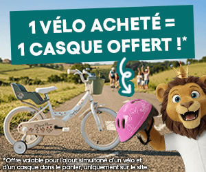Offre vélos et casques King jouet
