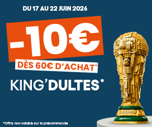 Offre King'dultes : -10€ dès 60€ d'achat