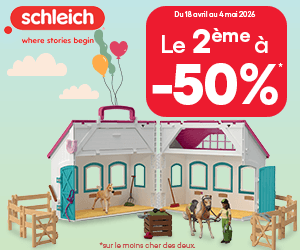 Offre Schleich : le 2ème à -50%