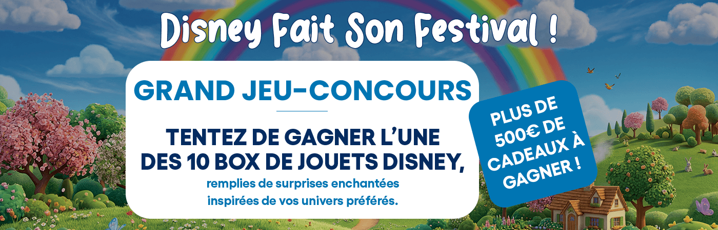 Bandeau Jeu concours Disney