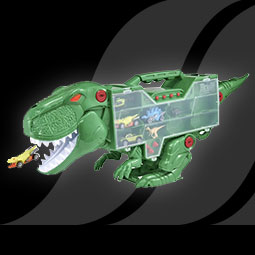 Les garages et voitures dinosaures