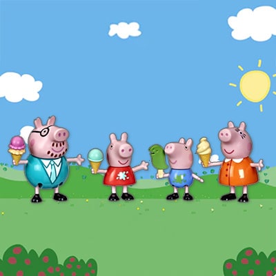 Les figurines peppa pig